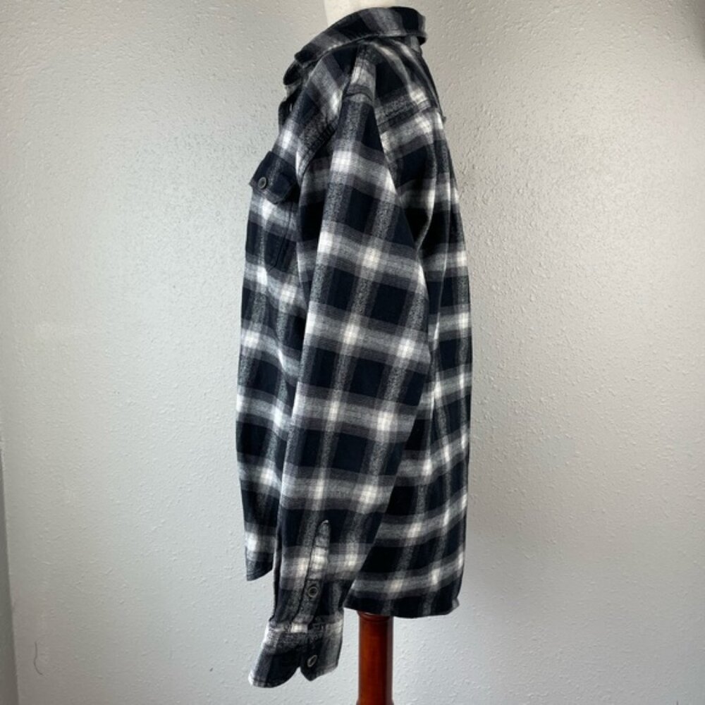 JACHS Flannel Button Down Shirt Size L EUC - Picture 3 of 8